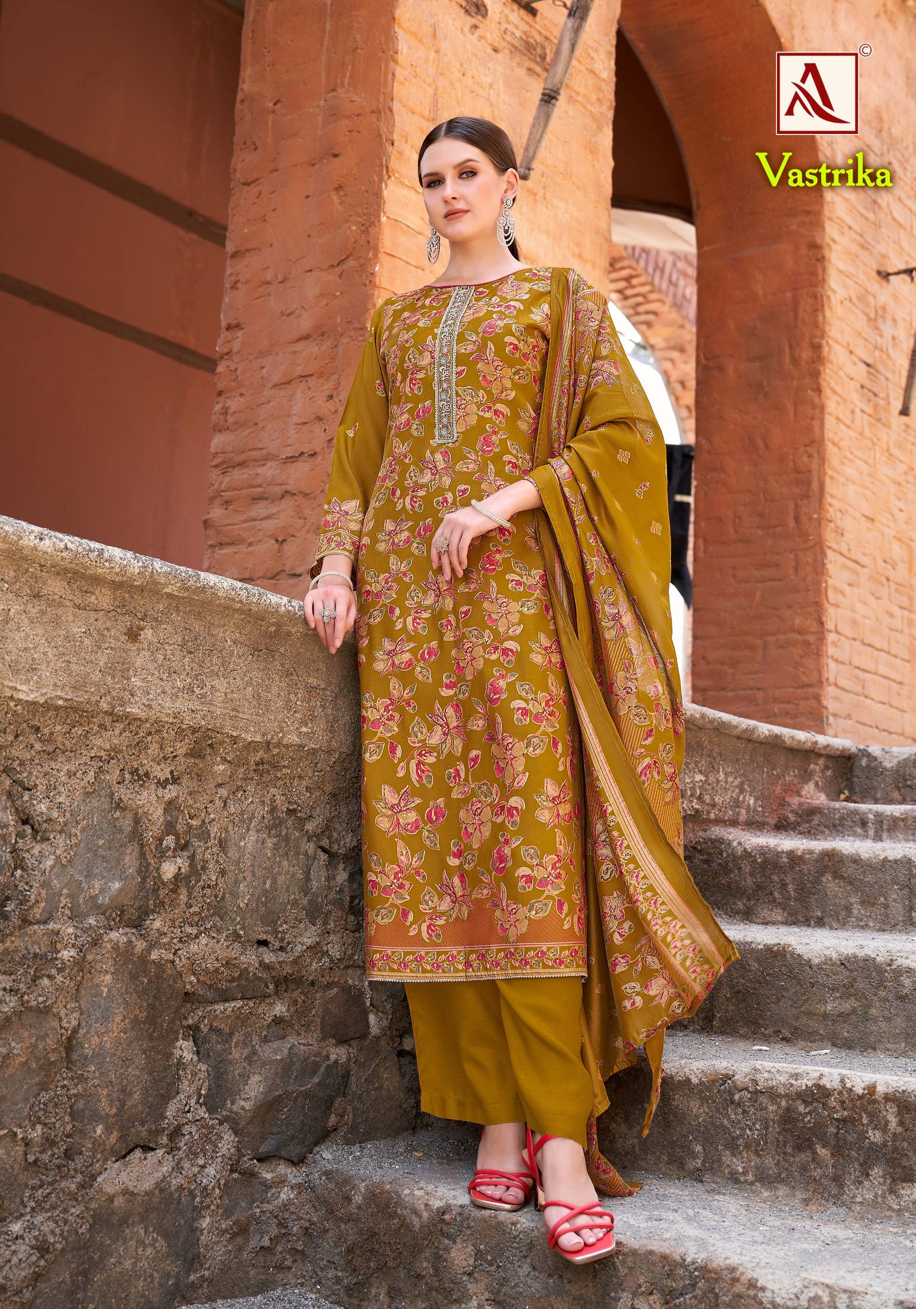 VASTRIKA By Alok Suit 01 To 06 Series Beautiful Festive Suits Stylish Fancy Colorful Ethnic Wear Viscose Mudaal Print Dresses At Wholesale Price